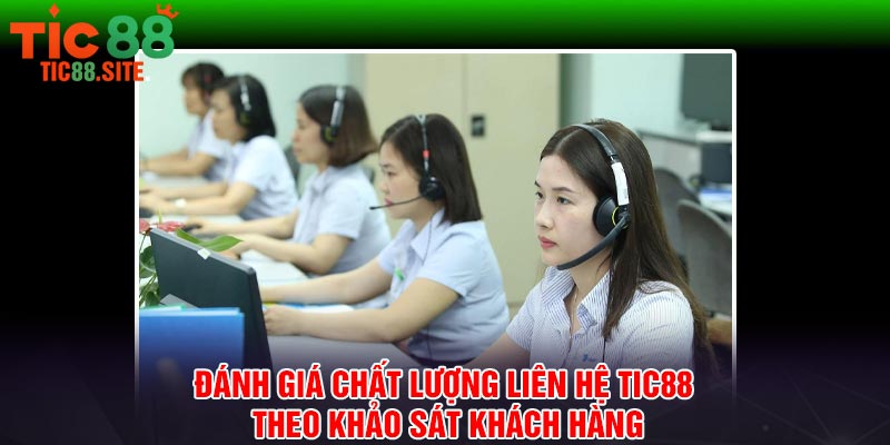 Đánh giá chất lượng liên hệ Tic88 theo khảo sát khách hàng